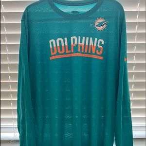 Mens Miami Dolphins long sleeve tee